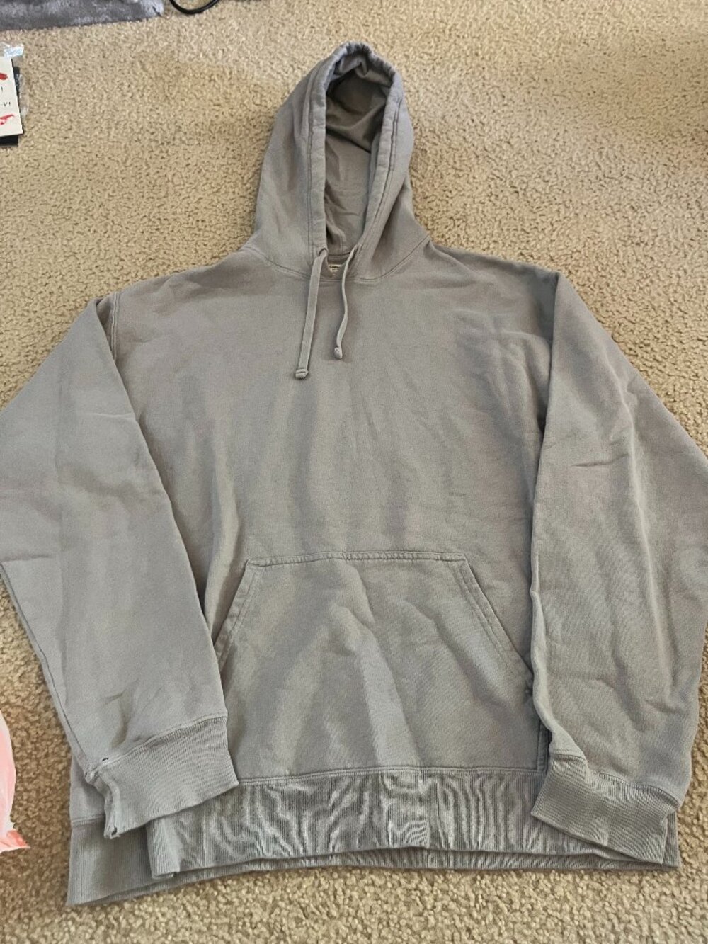 Oversized Lightweight Gray Sweatshirt